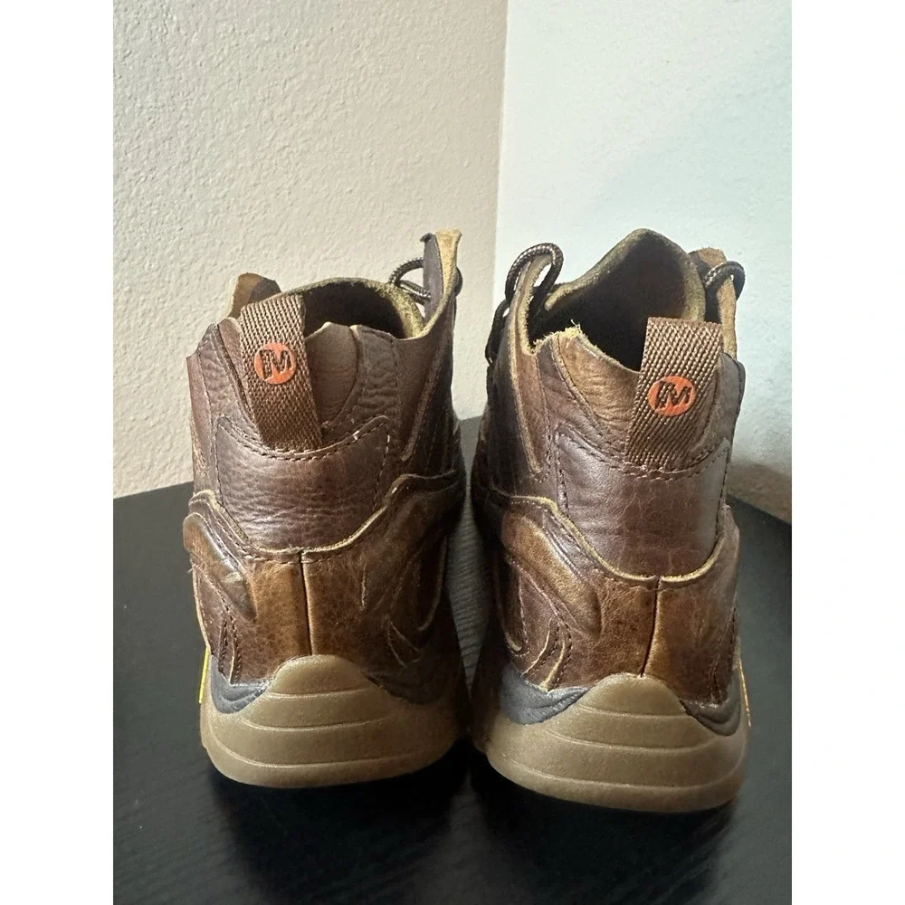 SIZE 13 -‎ MERRELL MOAB 2 DECON SLAM LUNA MID AMBER ALE LEATHER BOOT MEN'S